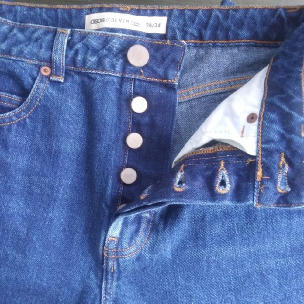 NEW Lot of 2 ASOS High Rise Jeans-Size 4 👖 - Picture 7 of 13